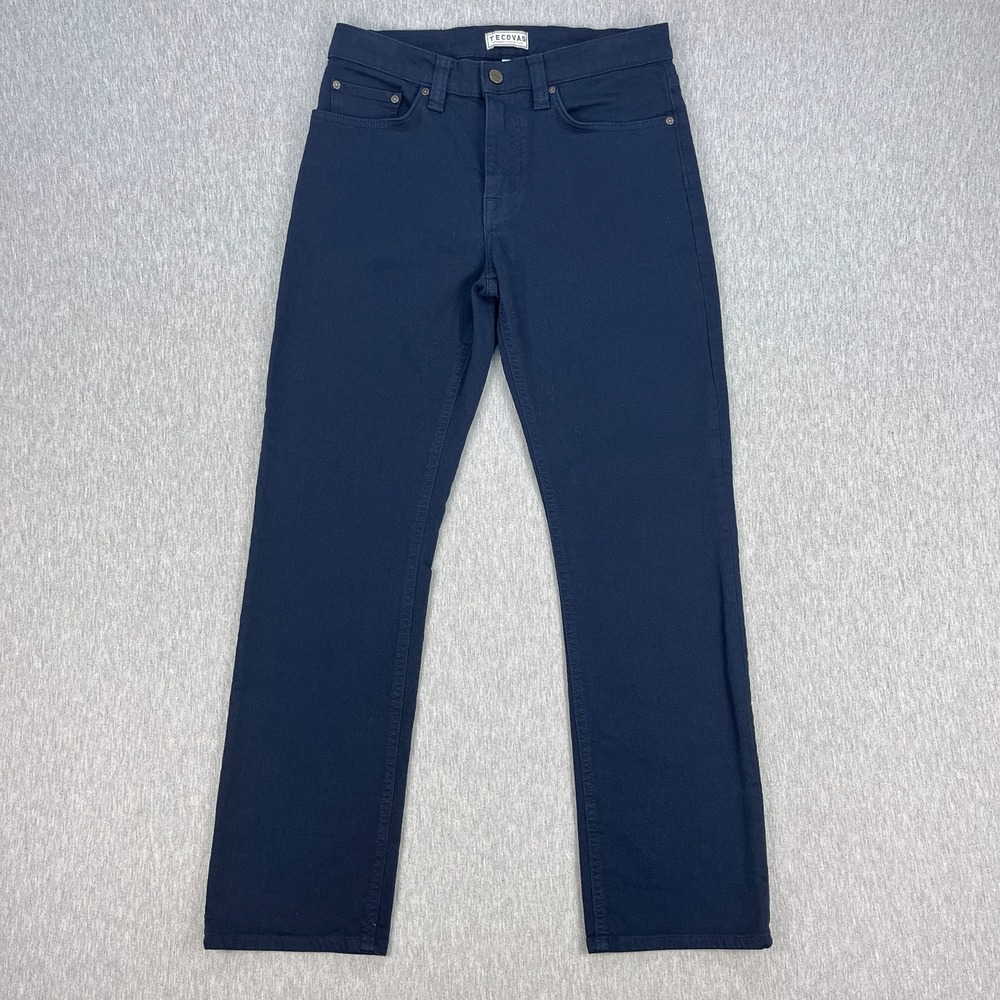 Tecovas Five-Pocket Comfort Jean Mens 30x30 Dark Navy Blue Stretch Cotton Austin
